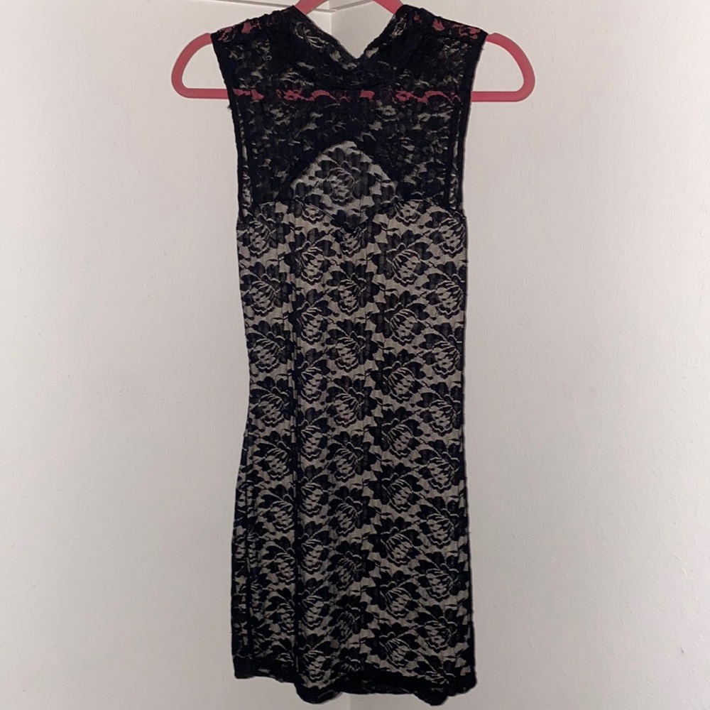 Black lace dress